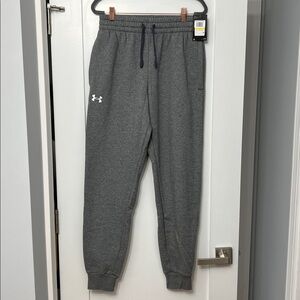 NWT Under Armour Men’s Rival Fleece Charcoal Joggers